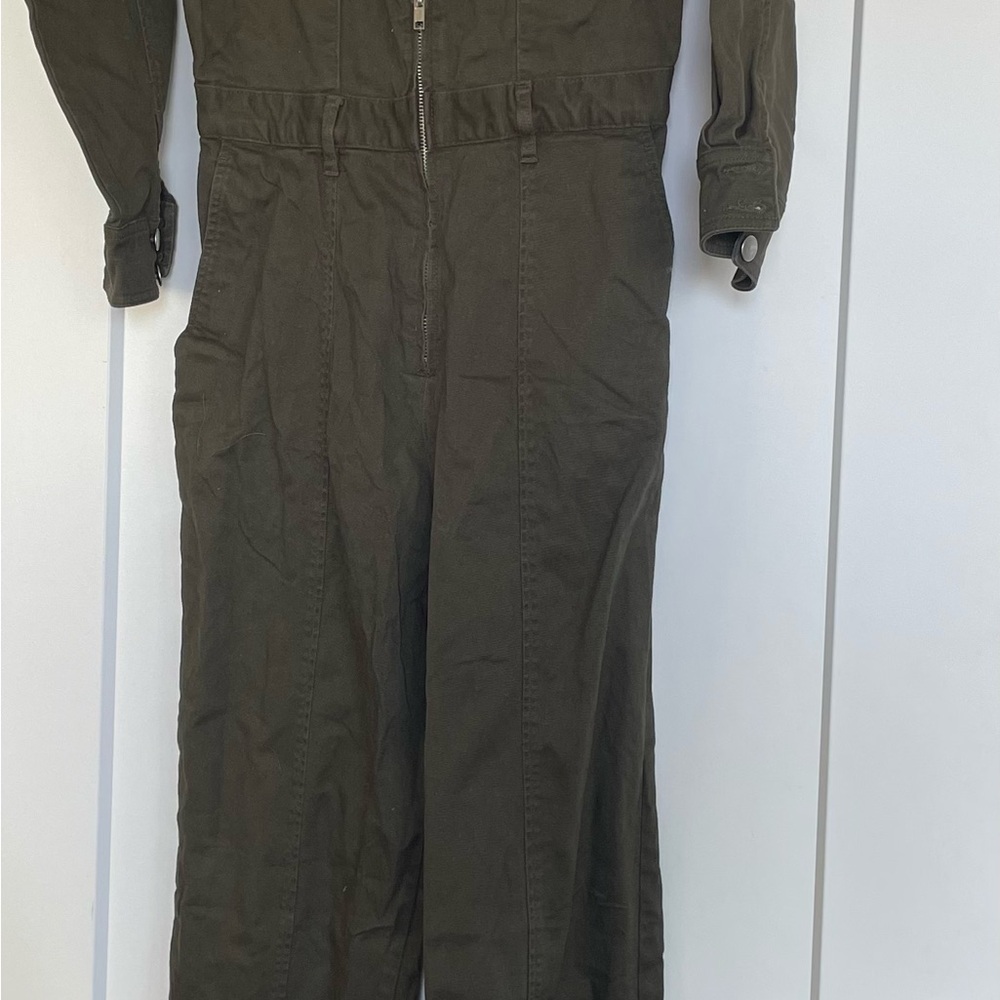 Olive Green Women's Jumpsuit
